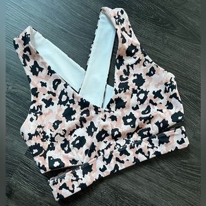 EUC - Cleo Harper Pink Camo Sport Bra